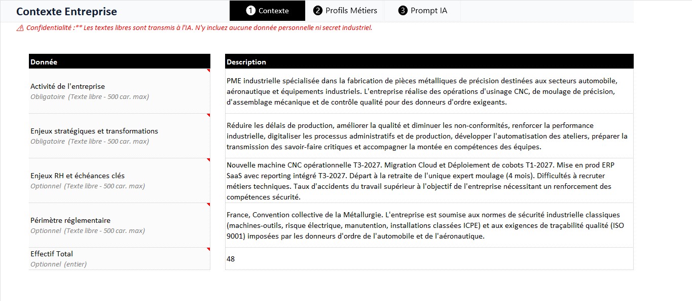 Gestion prévisionnelle des emplois et des compétences