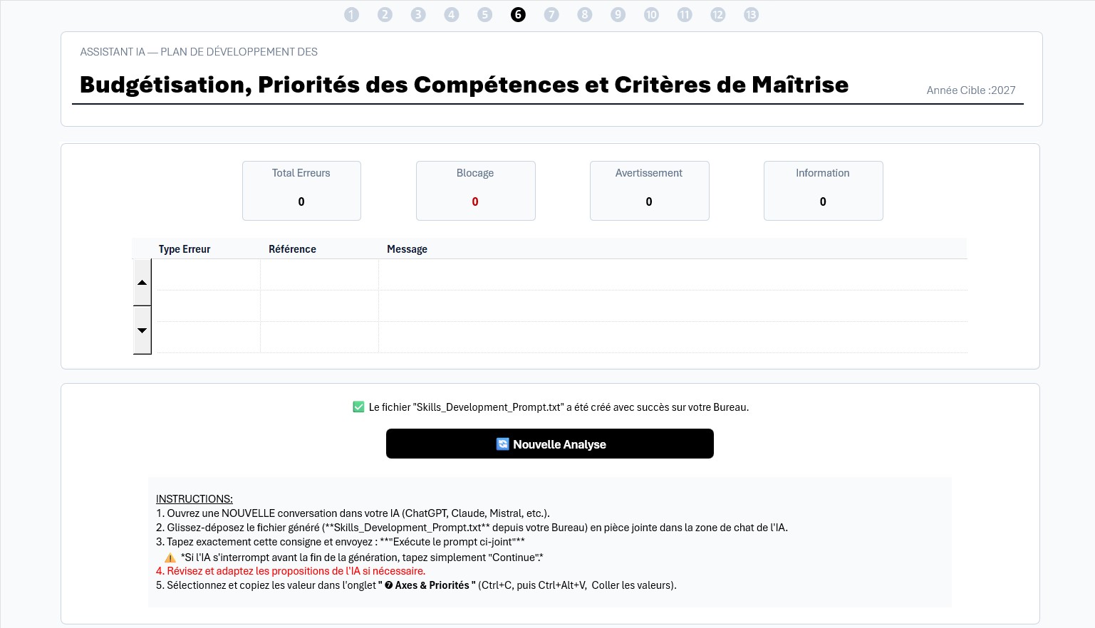 Génération du prompt IA